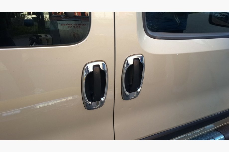 Fiat Fiorino/Qubo 2008-2024 Couvre-poignées (4 pcs, inox) Photo 11