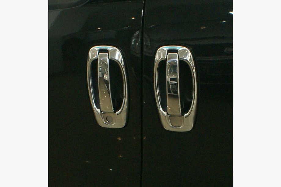 Fiat Fiorino/Qubo 2008-2024 Couvre-poignées et entourages chromés (inox, 8 pièces) Carmos - Acier Inoxydable Turc Photo 3
