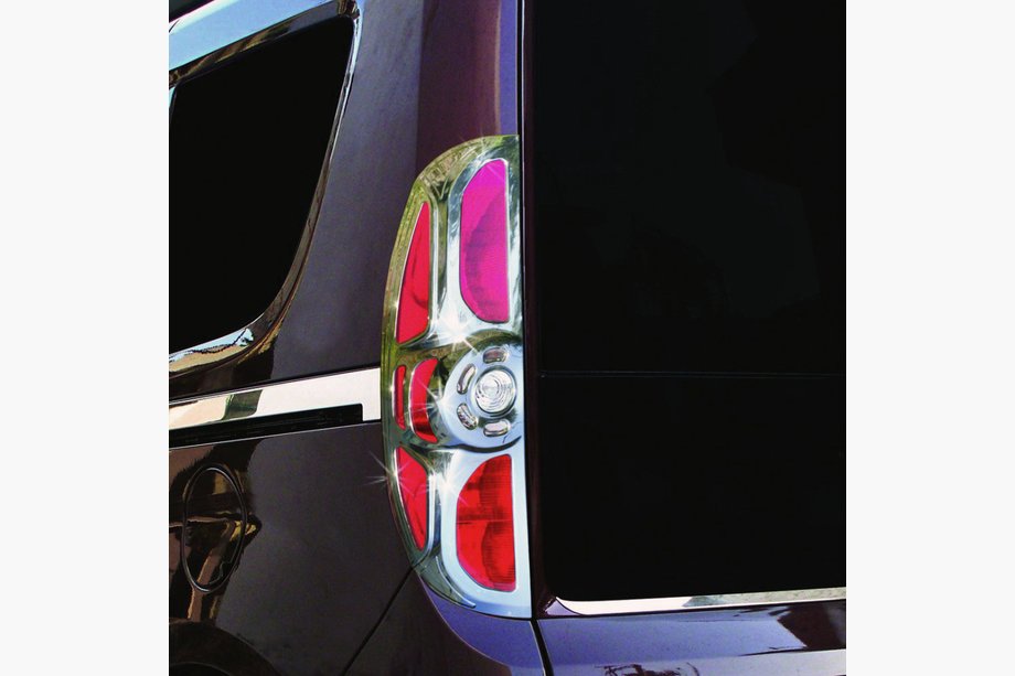 Fiat Doblo II 2010-2022 Couvre-feux Arriere Chromes (2010-2015, 2 pcs, plastique) Photo 9