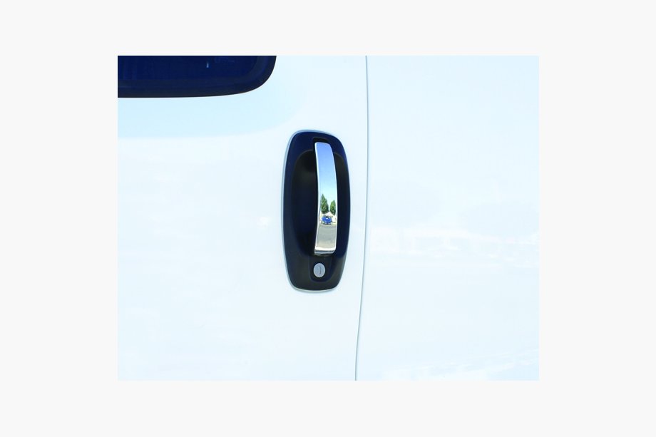 Opel Combo 2012-2018 Couvre-poignées Chromés (4 pcs, Acier Inoxydable) Image