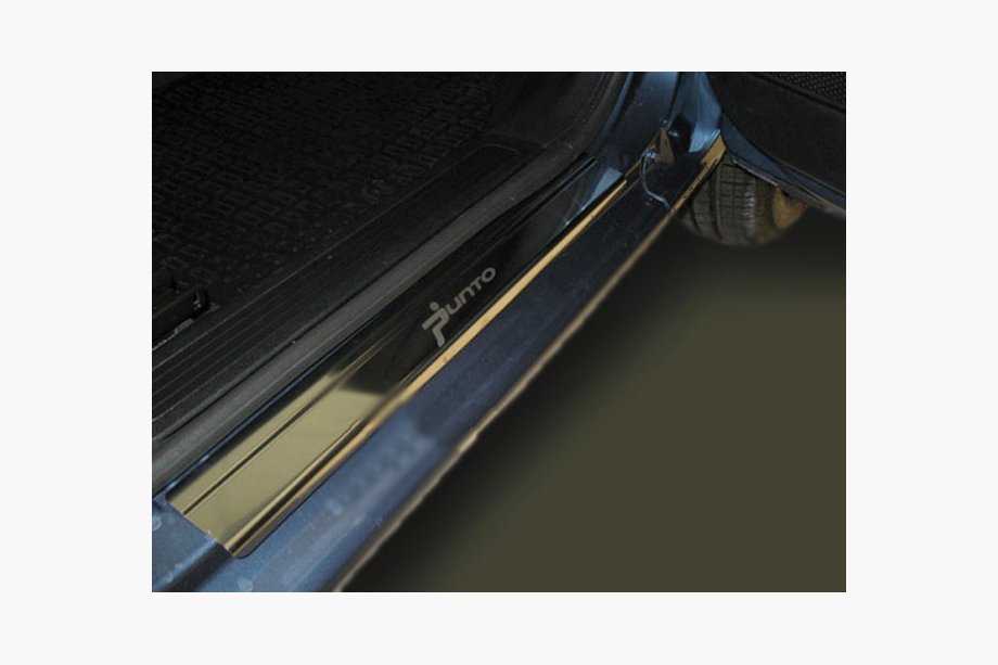 Fiat Punto Grande/EVO 2006-2018 Couvre-seuils Natanika Premium (2 pcs, Inox) Image