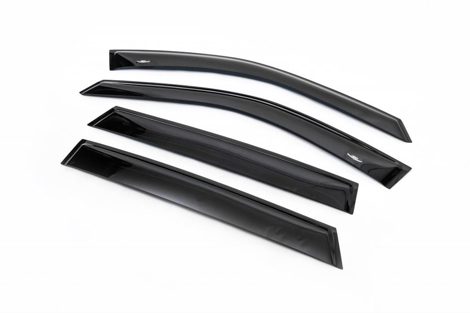 Hyundai Santa Fe 1 2000-2006 Déflecteurs de Fenêtre (4 pcs, HIC) Image