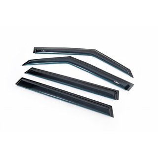 Déflecteurs de Fenêtre (4 pcs, HIC) Kia Soul II 2013-2018 photo 1