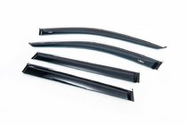 Jeep Cherokee KL 2013- Déflecteurs de vitres avec moulure chromée (4 pcs, HIC) photo 1