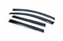 Volvo XC70 2007-2013 Déflecteurs de vitres avec moulure chromée (4 pcs, HIC) photo 1