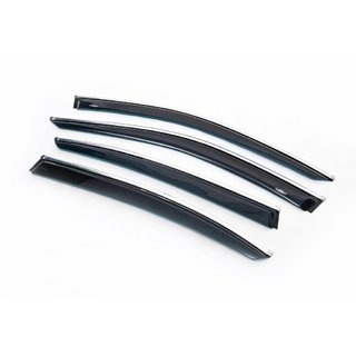 Déflecteurs de Vitres avec Moulure Chromée SD (4 pcs, HIC) photo 1