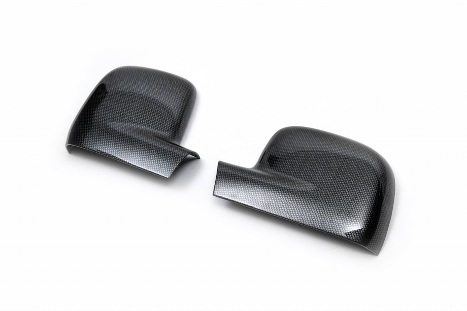 Peugeot Partner Tepee 2008-2018 Coques de Rétroviseurs 2012+ (2 pcs, Effet Carbone) Image
