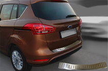 Ford B-Max 2012-2017 Protection de Pare-chocs Arrière OmsaLine (Inox) photo 1