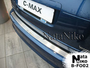 Ford C-Max/Grand C-Max 2010-2019 Protection de Pare-chocs Arrière Nataniko (Inox) photo 1