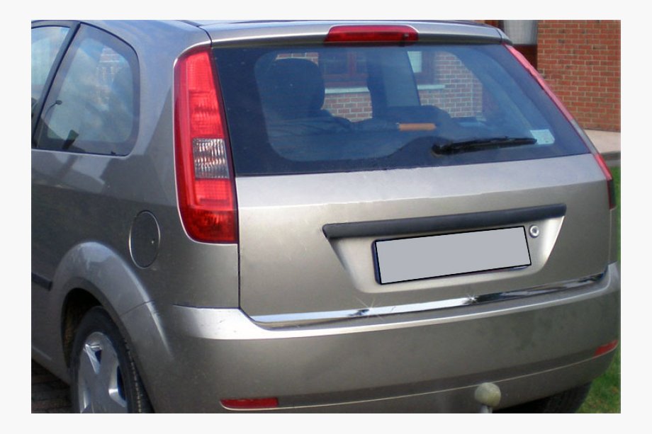 Ford Fiesta 2002-2008 Baguette de Coffre Inox OmsaLine - Inox Italien Image