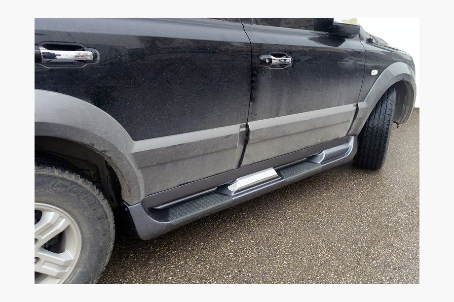 Kia Sorento I BL 2002-2009 Marchepieds Latéraux en Plastique Image