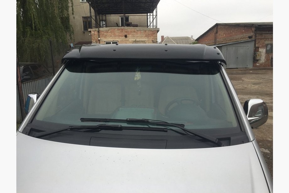 Mercedes Viano 2004-2014 Casquette de pare-brise (noir brillant, 5mm) Photo 2