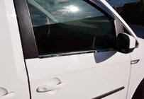 Volkswagen Caddy 2015-2020 Encadrement de Vitres (2 pcs, Acier Inoxydable) photo 1