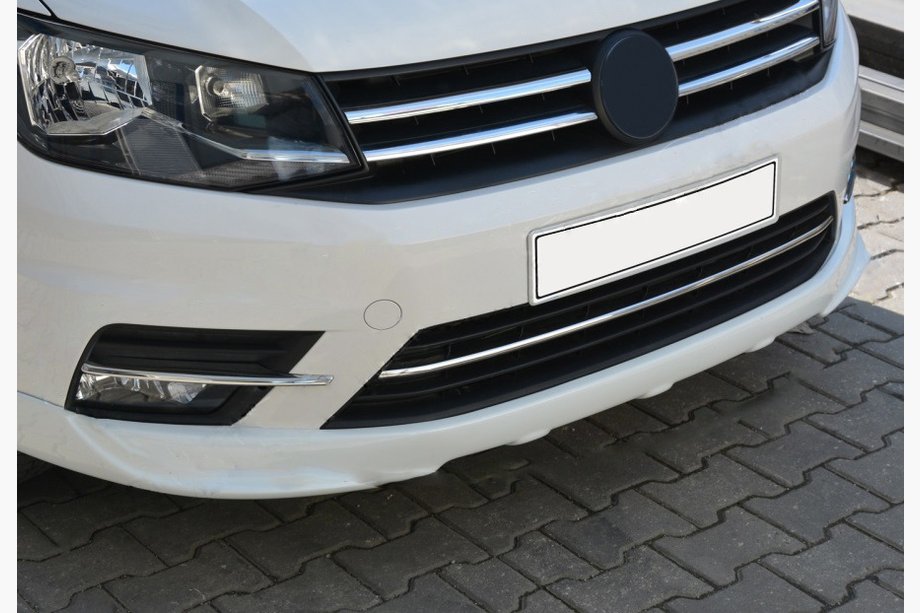 Volkswagen Caddy 2015-2020 Protection de Pare-chocs en Acier Inoxydable (3 pcs) Image