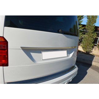 Moulure chromée au-dessus de la plaque d'immatriculation (1 porte, inox) Volkswagen Caddy 2015-2020 photo 2