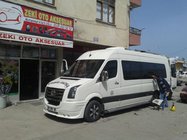 Volkswagen Crafter 2006-2016 Cache pare-chocs avant avec 4 phares 2006-2011 (à peindre) photo 3