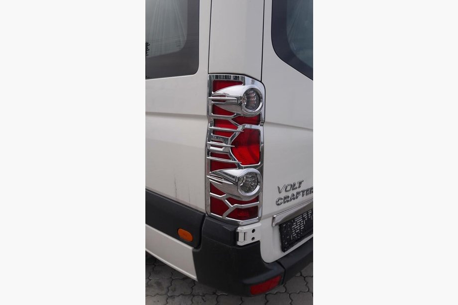 Volkswagen Crafter 2006-2016 Couvre-feux Arriere Chromes (2 pcs, plastique) Photo 2