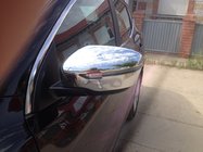 Nissan Qashqai 2014-2021 Coques de Rétroviseurs Chromées (2 pcs, plastique) photo 2