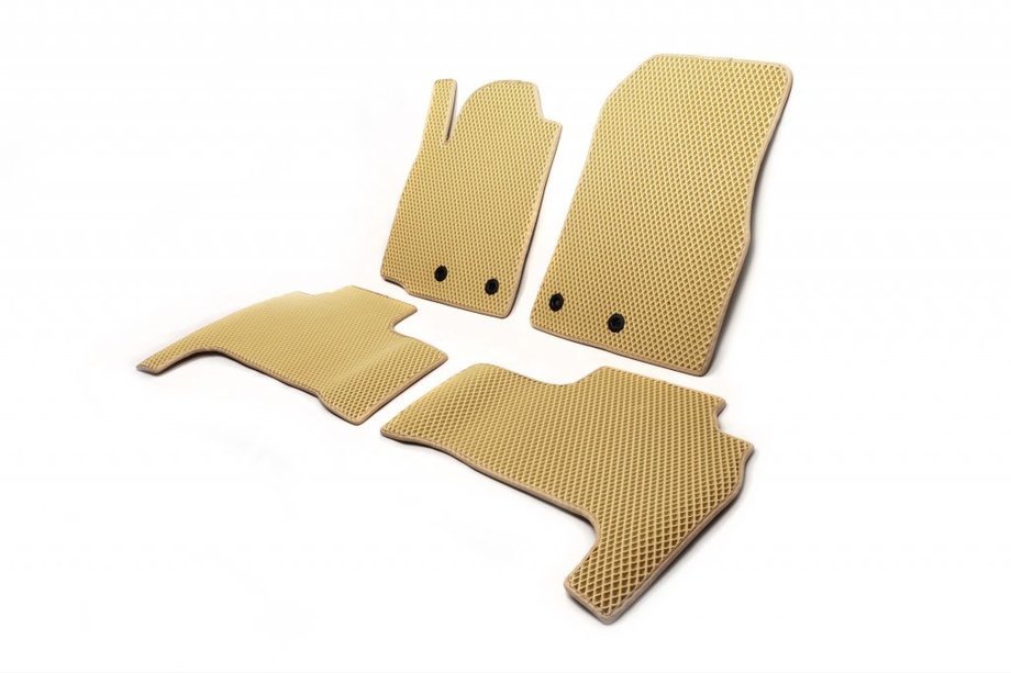 Lexus LX570/450d 2008-2022 Tapis de sol EVA en polyuréthane (2012-2021, beige) Image