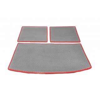 Tapis de coffre 3 pièces (EVA, gris) (7 places) Audi Q7 2005-2015 photo 3