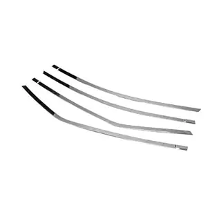 Encadrements Supérieurs de Portes Inox (4 pcs) Toyota Corolla 2013-2019 photo 2