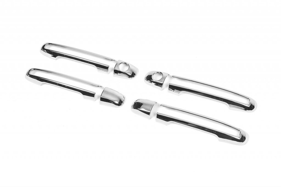 Hyundai Sonata NF 2004-2009 Couvre-poignées de porte chromés (2004-2008, 4 pcs, plastique) Photo 1