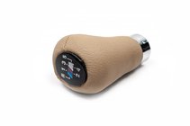BMW 3 Series E36 1990-2000 Pommeau de levier de vitesse OEM (similicuir, beige lisse) photo 1