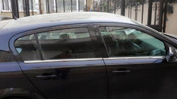 Opel Astra H 2004-2013 Encadrement de Vitres Inox Berline, OmsaLine - Acier Inoxydable Italien photo 4