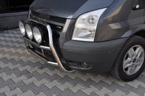 Ford Transit 2000–2014 Pare-buffle WT018 (2006-2014, Inox) photo 2