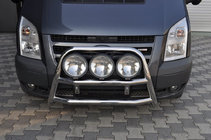 Ford Transit 2000–2014 Pare-buffle WT018 (2006-2014, Inox) photo 1