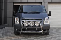 Ford Transit 2000–2014 Pare-buffle WT018 (2006-2014, Inox) photo 3