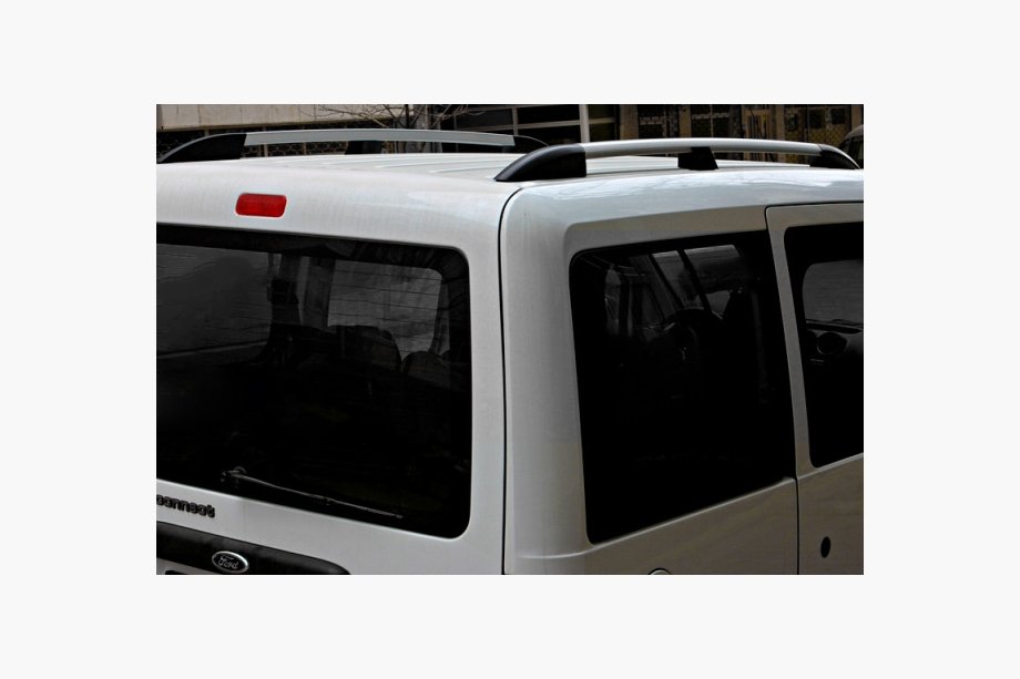 Ford Connect 2006–2009 (Skyline) Barres de Toit Chrome (Pied en Plastique) Image