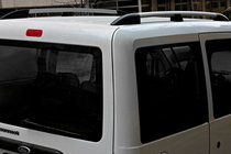 Ford Connect 2006–2009 (Skyline) Barres de Toit Chrome (Pied en Plastique) photo 1