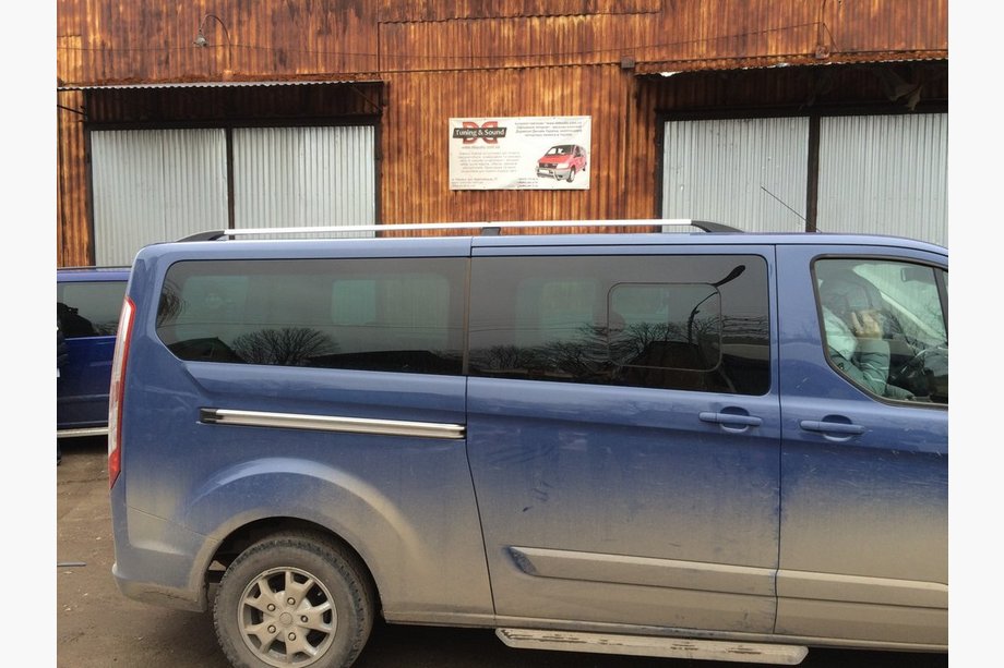 Ford Custom 2013-2022 PROMO !!! Barres de Toit Gris Métallisé Empattement Long Photo 6