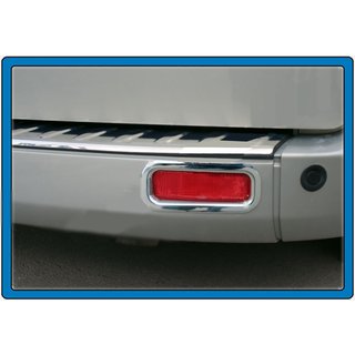Entourage de reflecteurs arrieres (2 pcs, inox) Ford Custom 2013-2022 photo 1