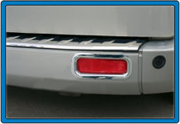 Ford Custom 2013-2022 Entourage de reflecteurs arrieres (2 pcs, inox) photo 1