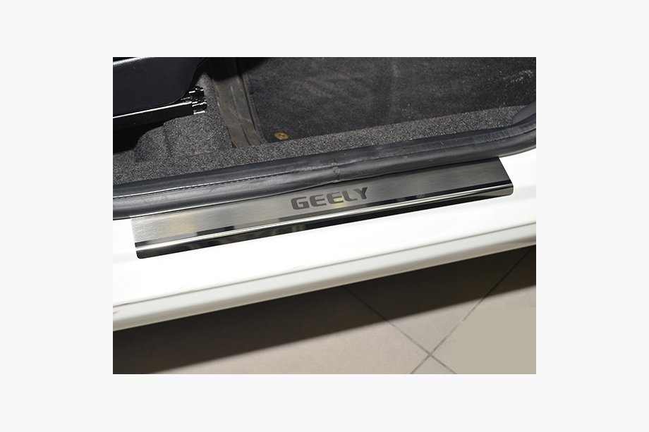 Geely LC Cross 2008-2016 Seuils de porte Natanika Premium (4 pcs, inox) Image