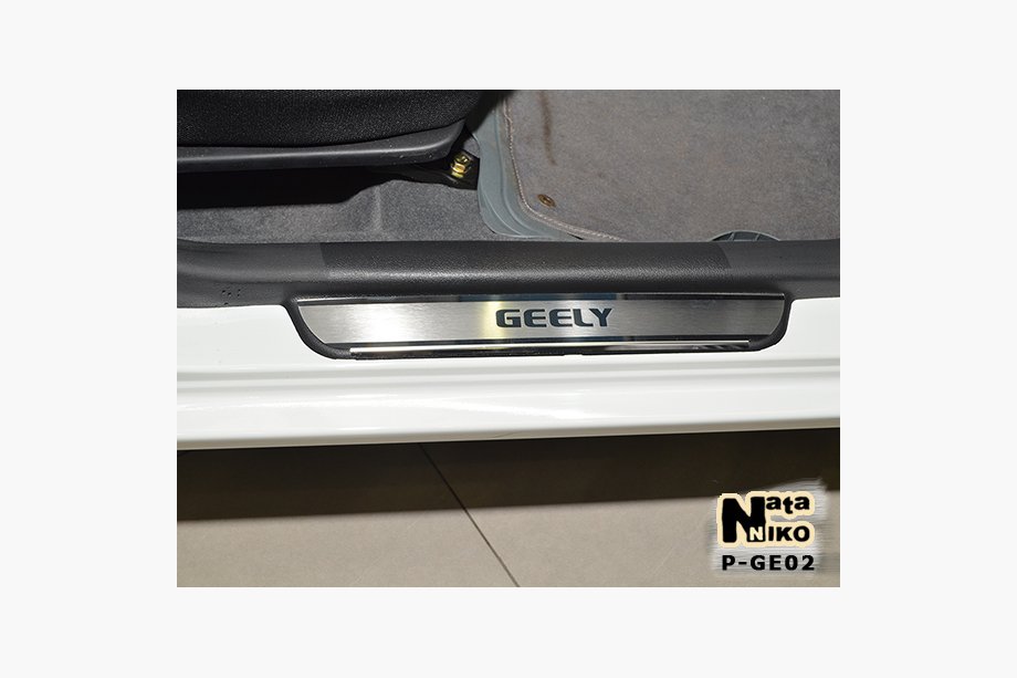 Geely MK 2006-2014 Seuils de porte Natanika Premium (4 pcs, inox) Image
