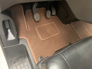 Citroen Jumpy/Dispatch 2017- Tapis de sol en polyuréthane (2 pcs, EVA, brique) 1+1 photo 2