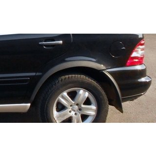 Extensions d'ailes (4 pcs, Noir Métal) Mercedes ML W163 1997-2005 photo 1