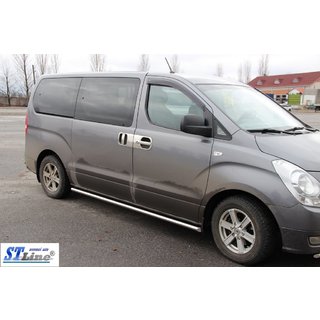 Barres Latérales BB001 (2 pcs, Inox) Hyundai H300, H1, Starex 2008-2020 photo 2