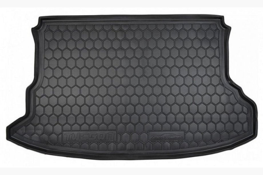 Hyundai Tucson JM 2004- Tapis de coffre en caoutchouc Image