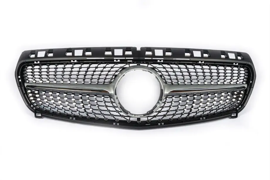 Mercedes A-class W176 2012-2018 Calandre Avant Diamond Silver (2012-2015) Photo 2