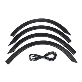 Extensions d'ailes (4 pcs, Noir métal)