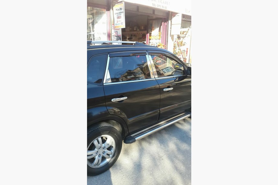 Hyundai Tucson JM 2004- Couvre-montants en acier inoxydable Photo 3