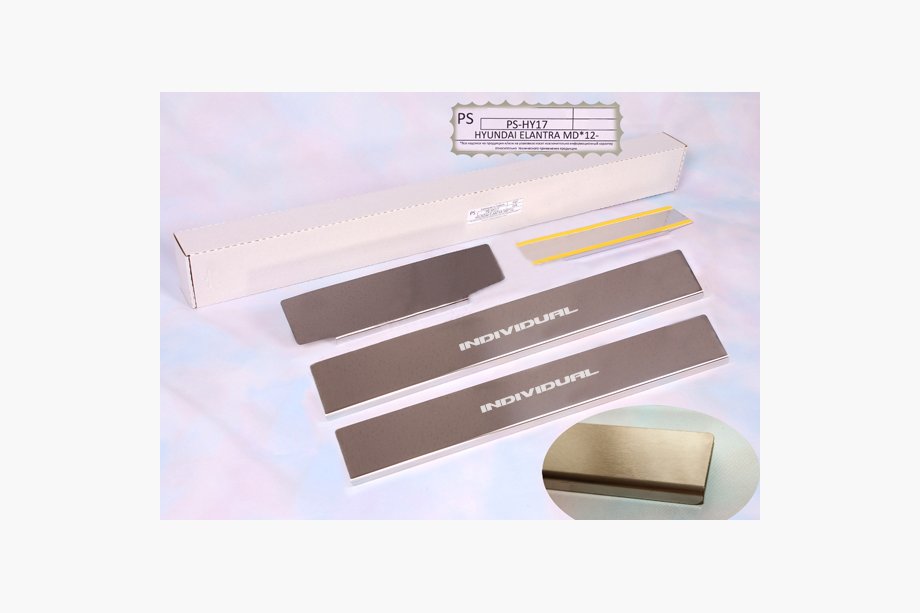 Hyundai Getz 2002- Seuils de porte Natanika Standard (4 pcs, inox) Photo 1