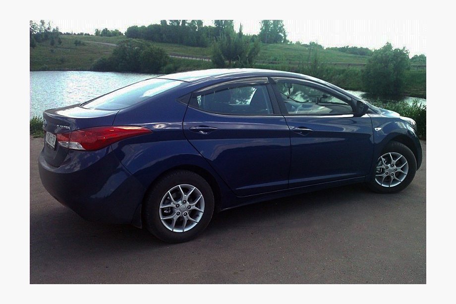 Hyundai Elantra (MD/UD) 2011-2015 Déflecteurs de Vitres (4 pcs, Cobra) Image