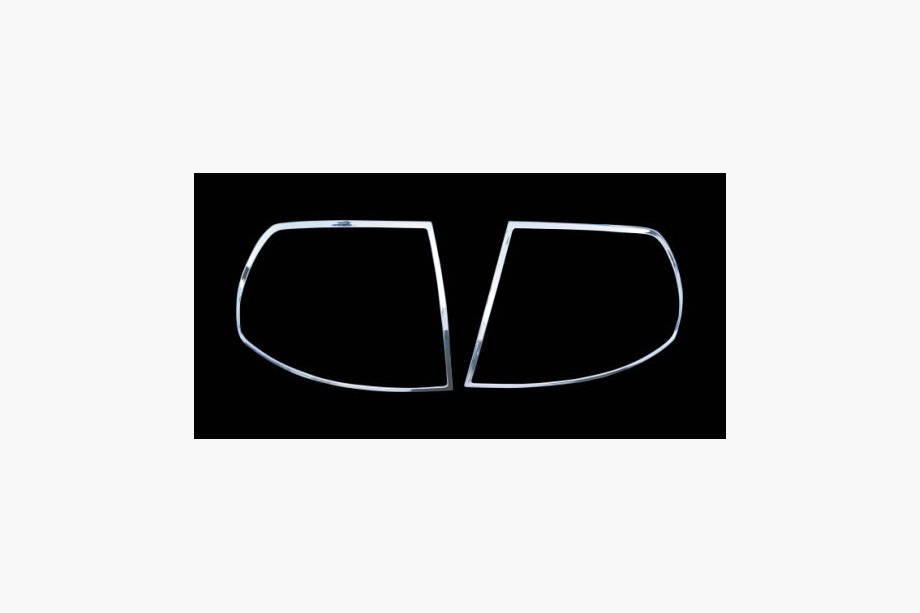 Hyundai Accent 2006-2010 Couvre-feux Arriere Chromes (2 pcs, plastique) Image