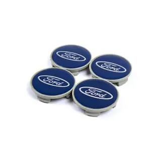 Enjoliveurs de jante 54.5/50mm bleu (4 pcs) photo 1