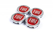 Fiat Stilo 2001-2007 Cabochons pour jantes d'origine 49/42,5 mm V-2 (4 pcs) photo 1